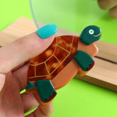 personalised sea turtle tortoise claw clip